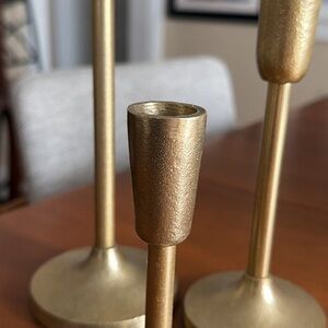Hearth and Hand Gold Candle Holders